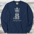 Doodle Howdy Doodle Long Sleeve Tee - True Navy
