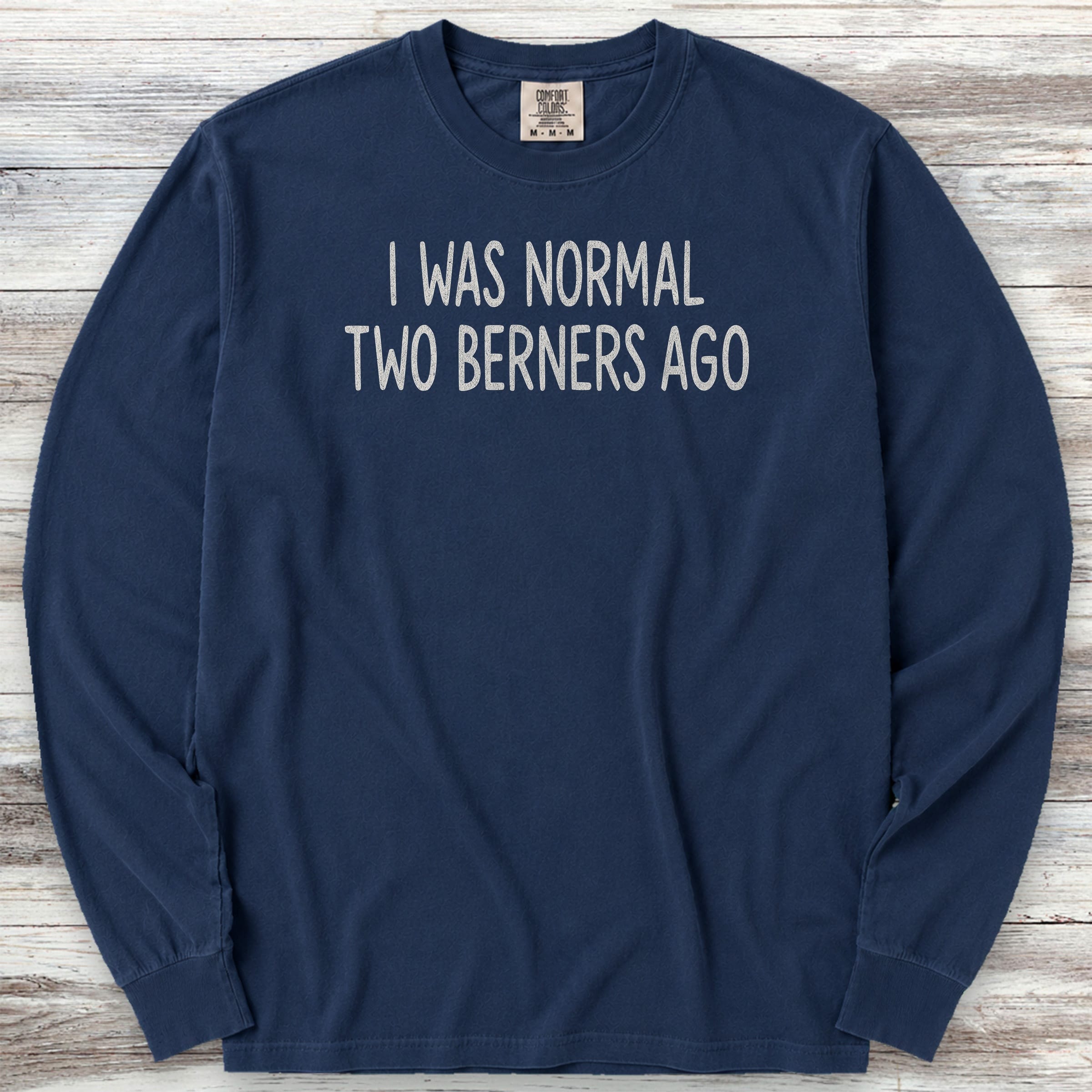 Bernese Mountain Dog Normal Long Sleeve Tee - True Navy