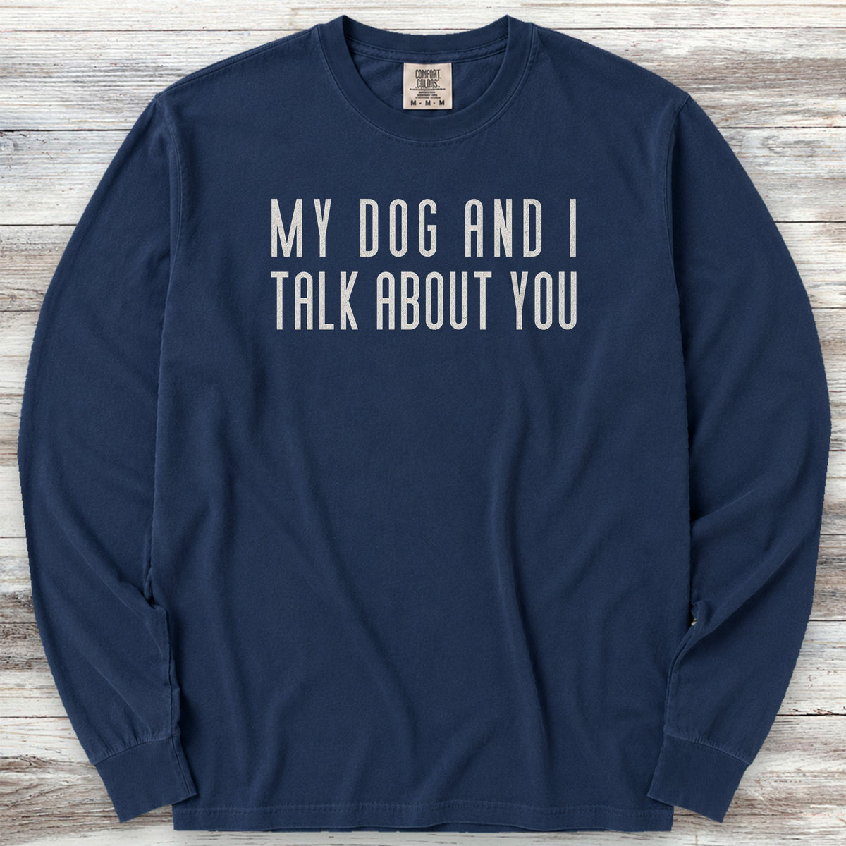 Talk About You Long Sleeve Tee - True Navy