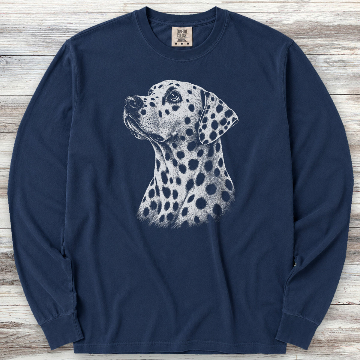 Dalmatian Loyalty Long Sleeve Tee - True Navy
