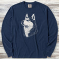 Husky Loyalty Long Sleeve Tee - True Navy