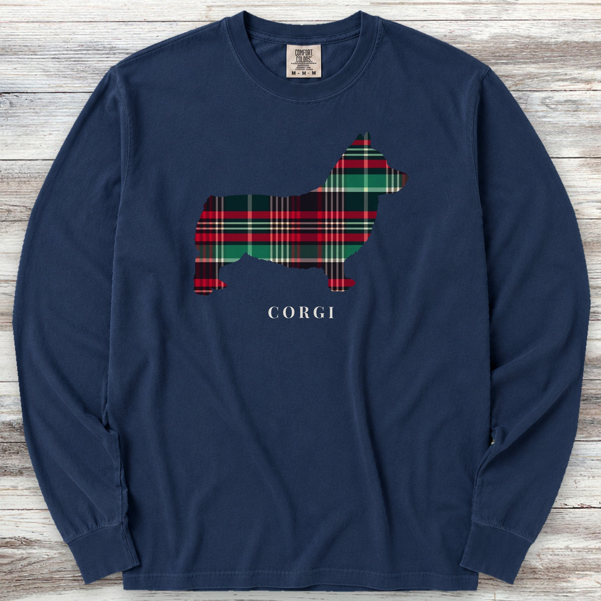 Corgi Winter 2025 Long Sleeve Tee - True Navy