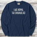 Chihuahua Normal Long Sleeve Tee - True Navy