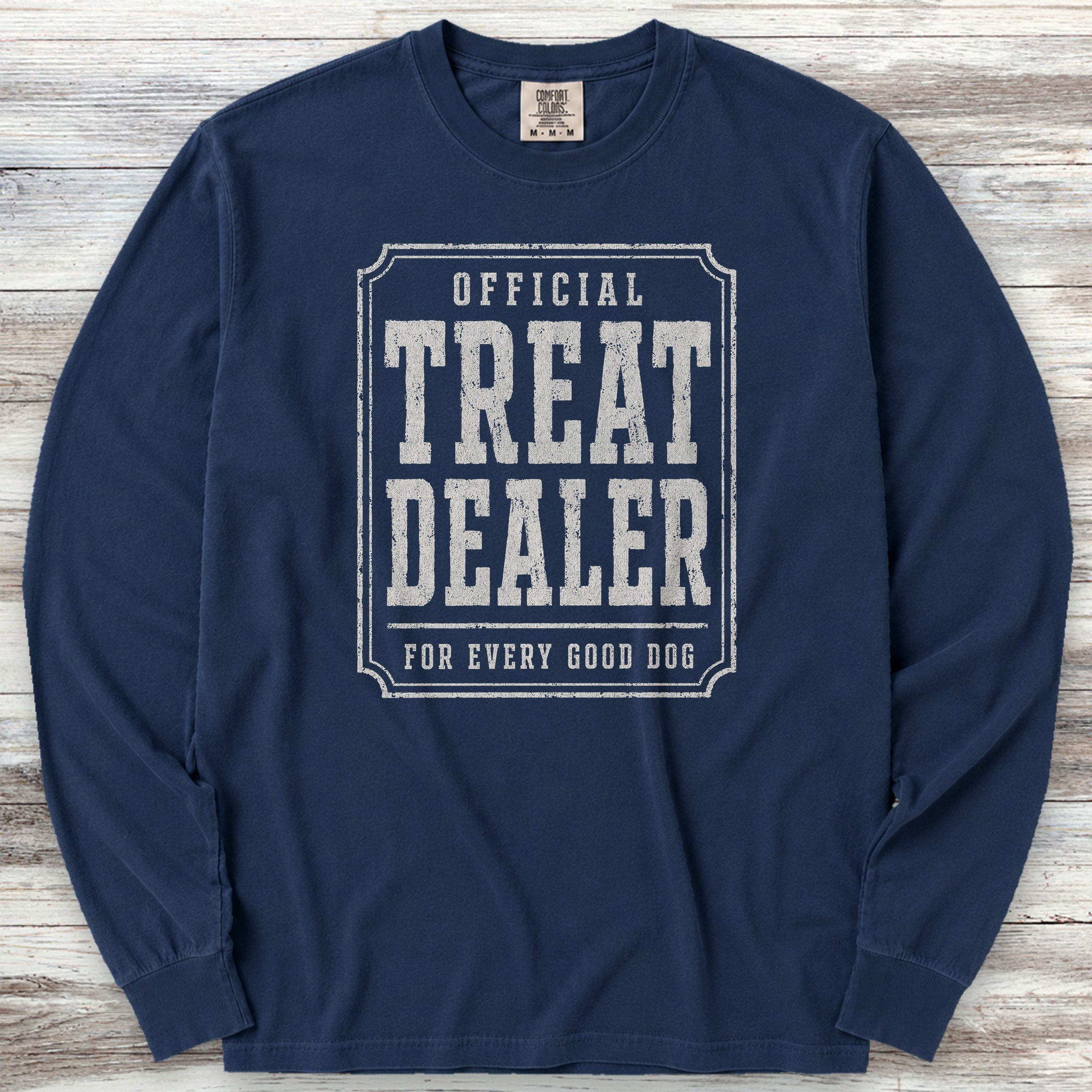 Official Treat Dealer Long Sleeve Tee - True Navy