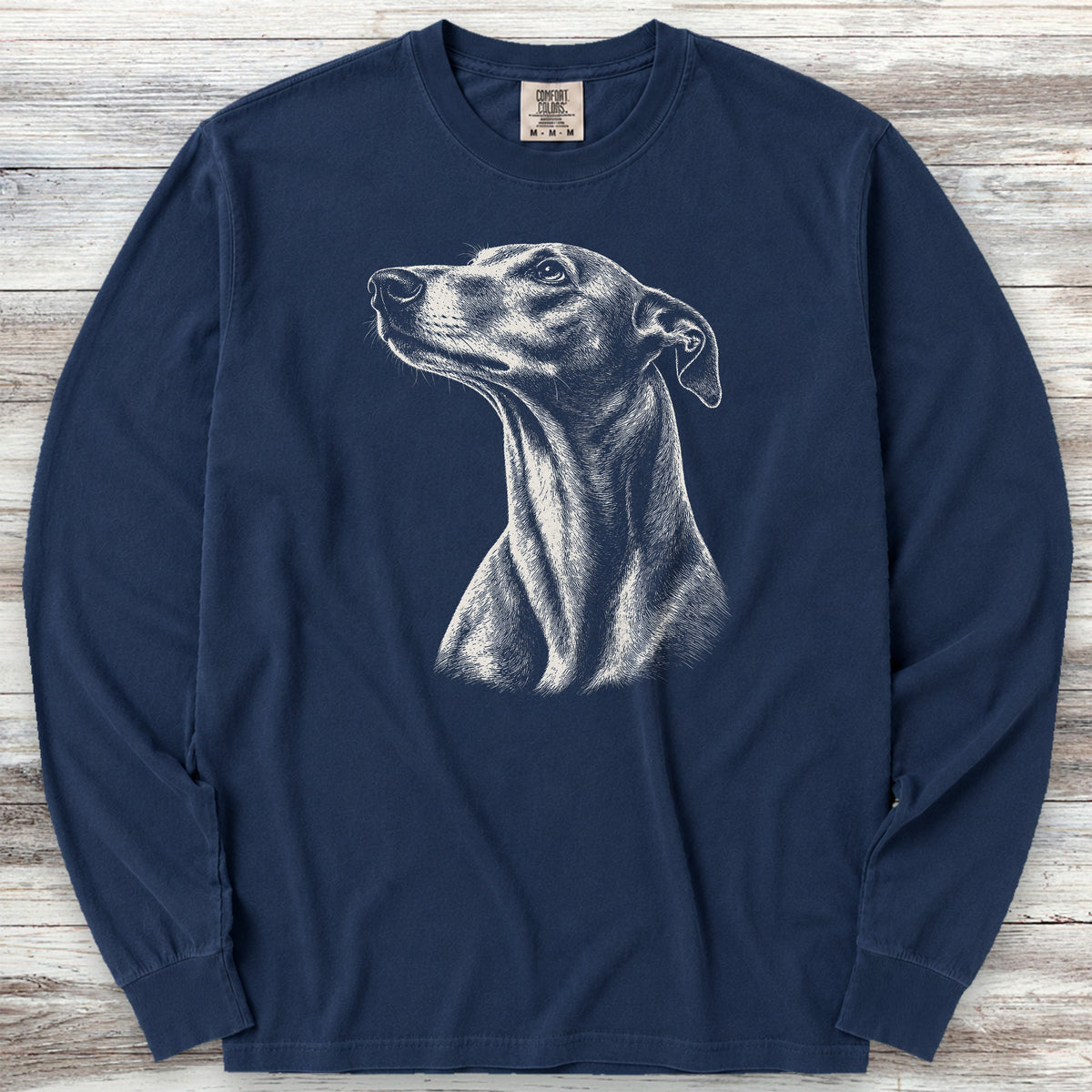 Greyhound Loyalty Long Sleeve Tee - True Navy