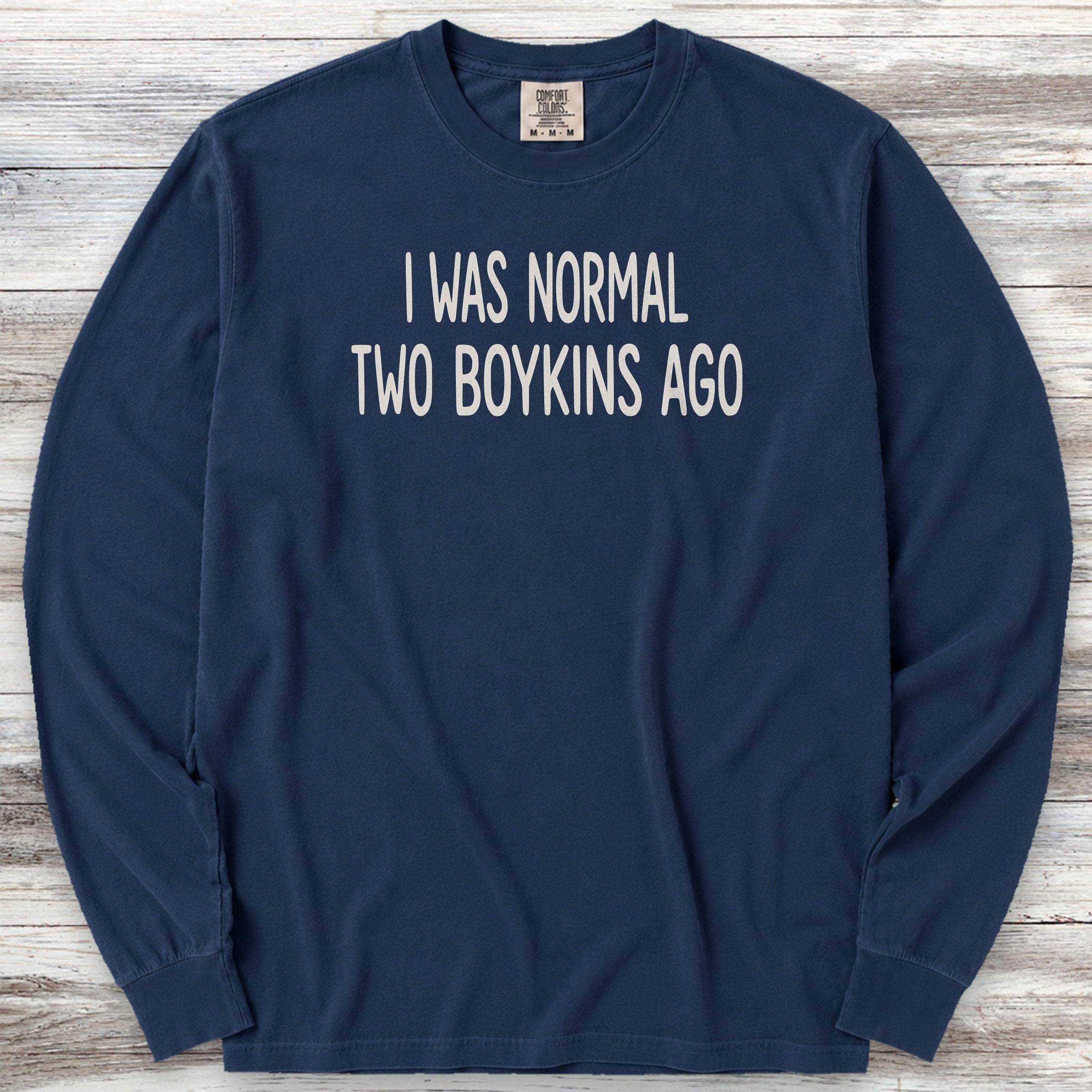 Boykin Spaniel Normal Long Sleeve Tee - True Navy