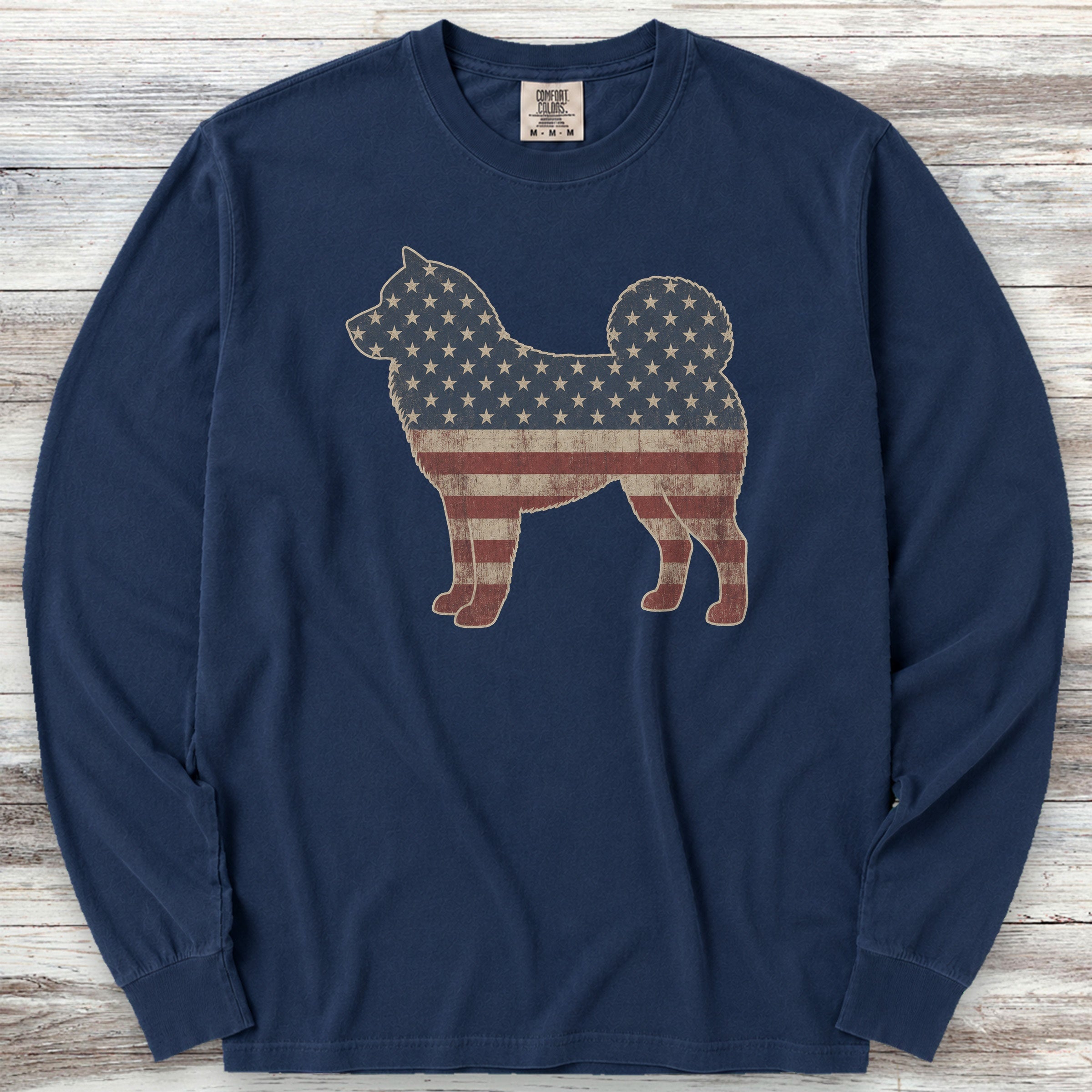 Akita Vintage USA Long Sleeve Tee - True Navy