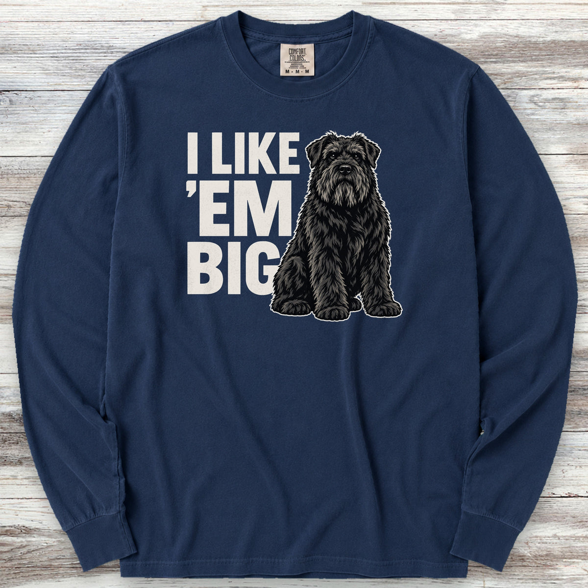 Bouvier Big Long Sleeve Tee - True Navy