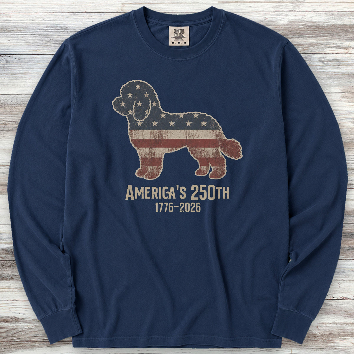 Cockapoo 250 Long Sleeve Tee - True Navy