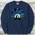 Love You to the Moon Long Sleeve Tee - True Navy