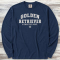 Golden Retriever Athletic Dept Long Sleeve Tee - True Navy