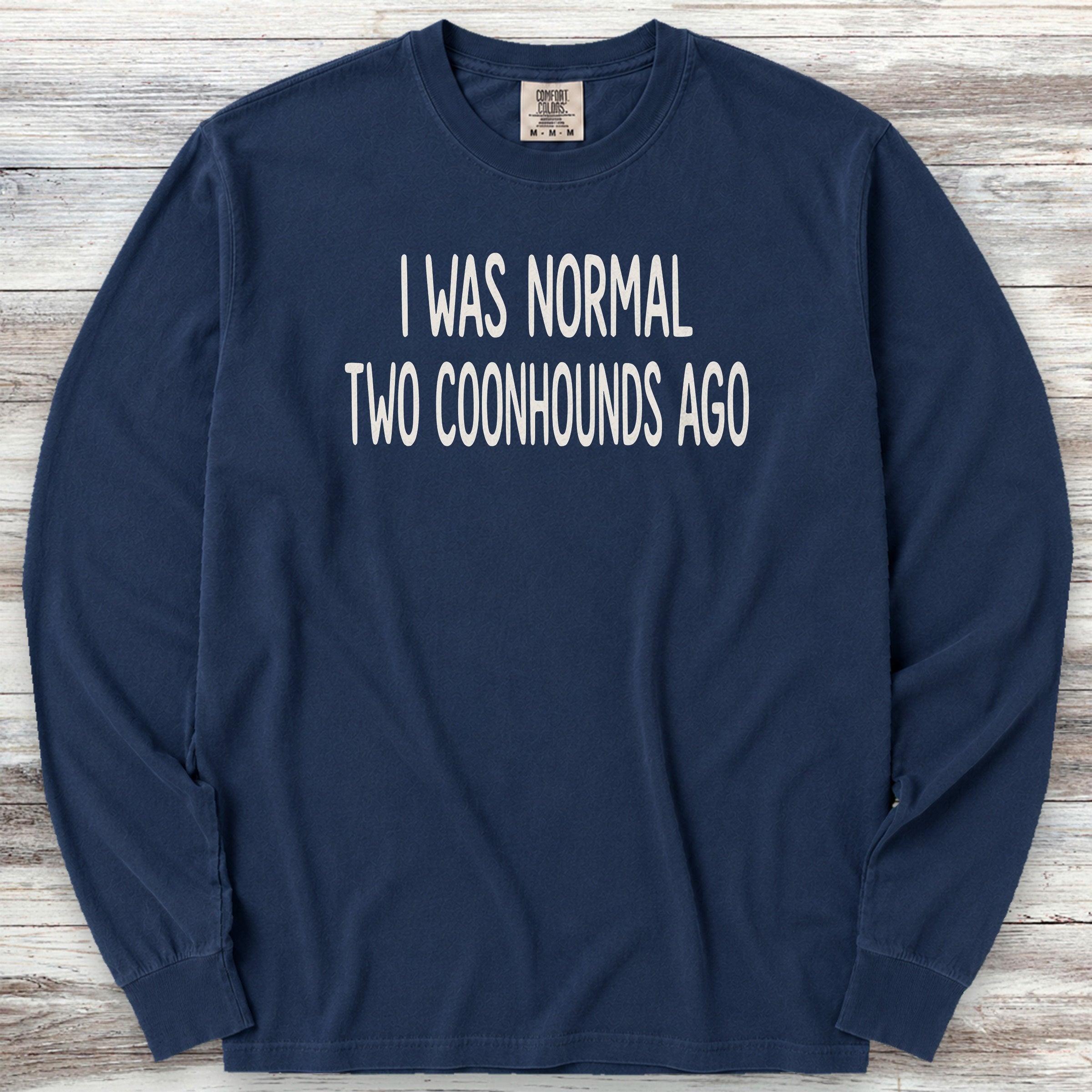 Coonhound Normal Long Sleeve Tee - True Navy