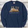 Greyhound Nope Long Sleeve Tee - True Navy