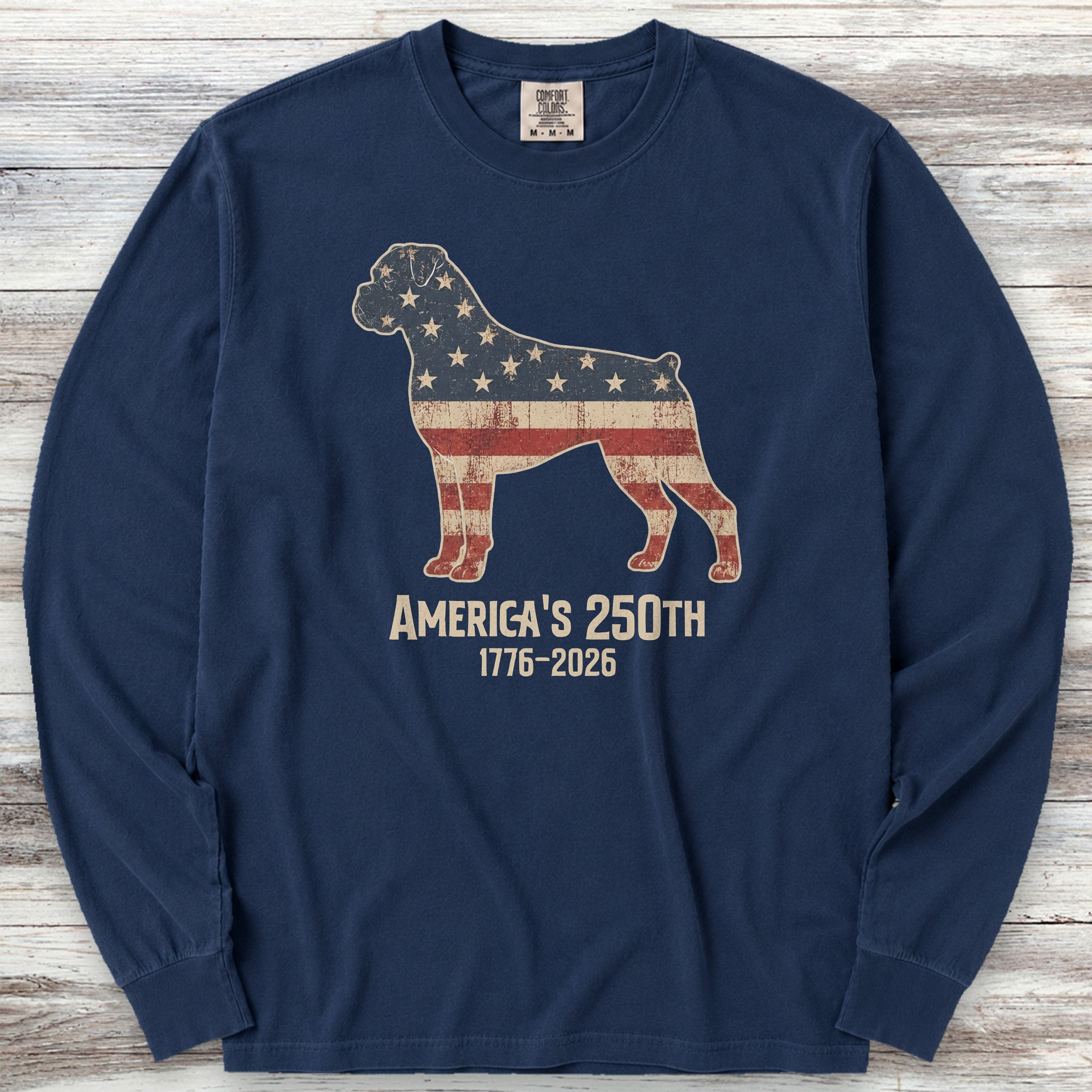 Boxer 250 Long Sleeve Tee - True Navy