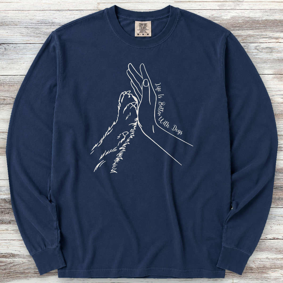 Together Long Sleeve Tee - True Navy
