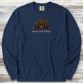 Boykin Spaniel Nope Long Sleeve Tee - True Navy