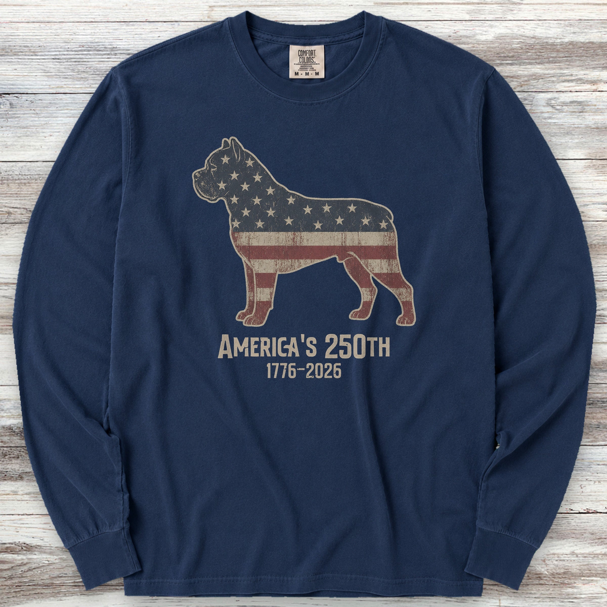 Cane Corso 250 Long Sleeve Tee - True Navy