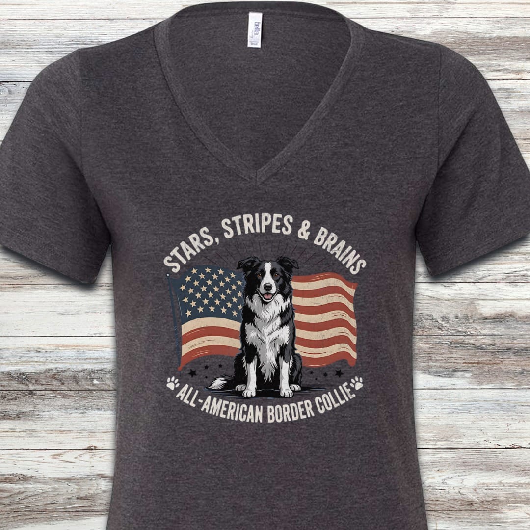 Border Collie All American V-Neck