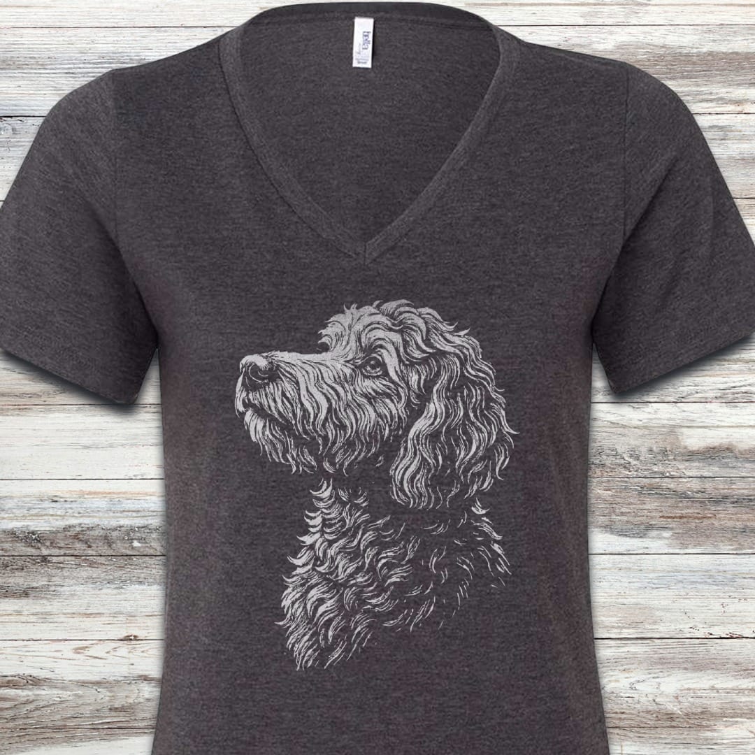 Doodle Loyalty V-Neck Tee