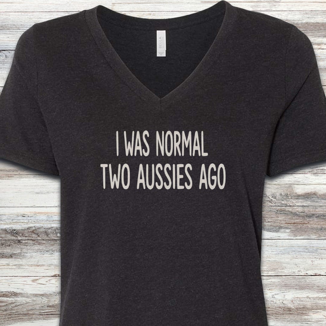 Australian Shepherd Aussie Normal V-Neck