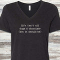Dogs & Chocolate V-Neck
