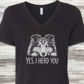 Shetland Sheepdog Herd You V-Neck Tee