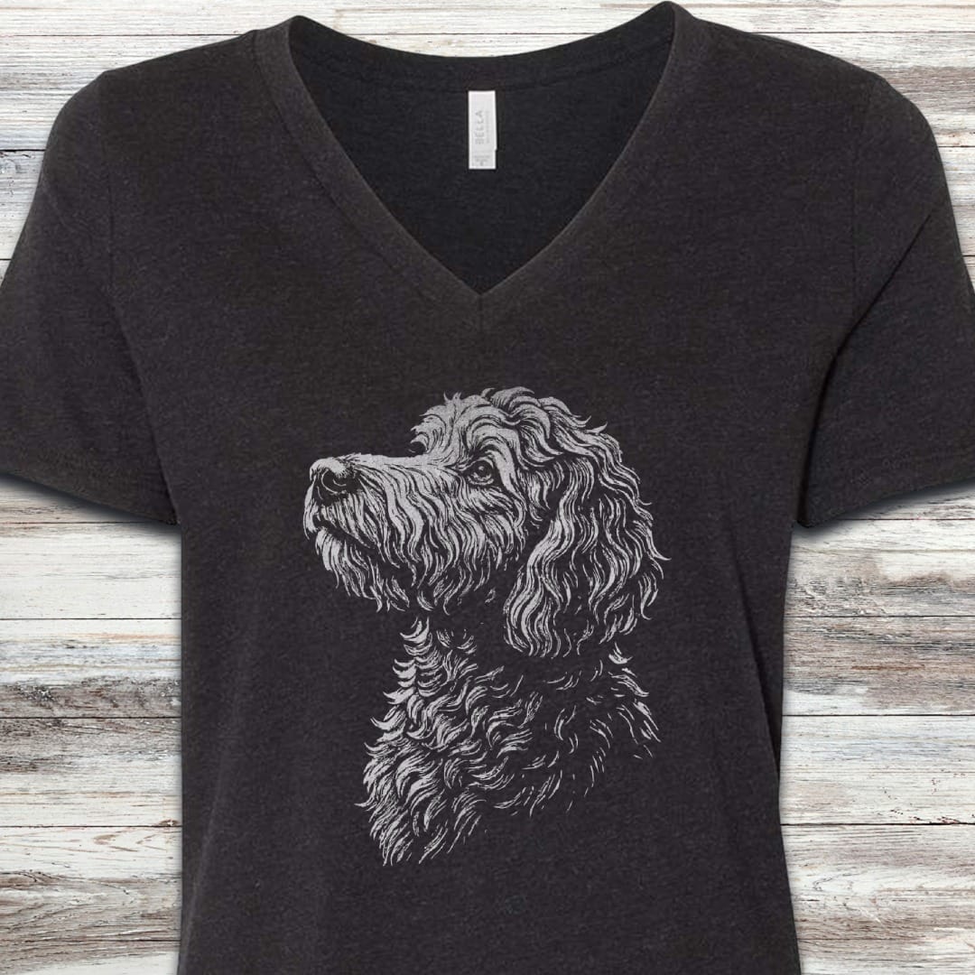 Doodle Loyalty V-Neck Tee
