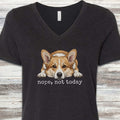 Corgi Nope V-Neck Tee