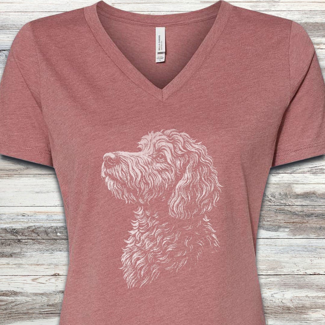 Doodle Loyalty V-Neck Tee
