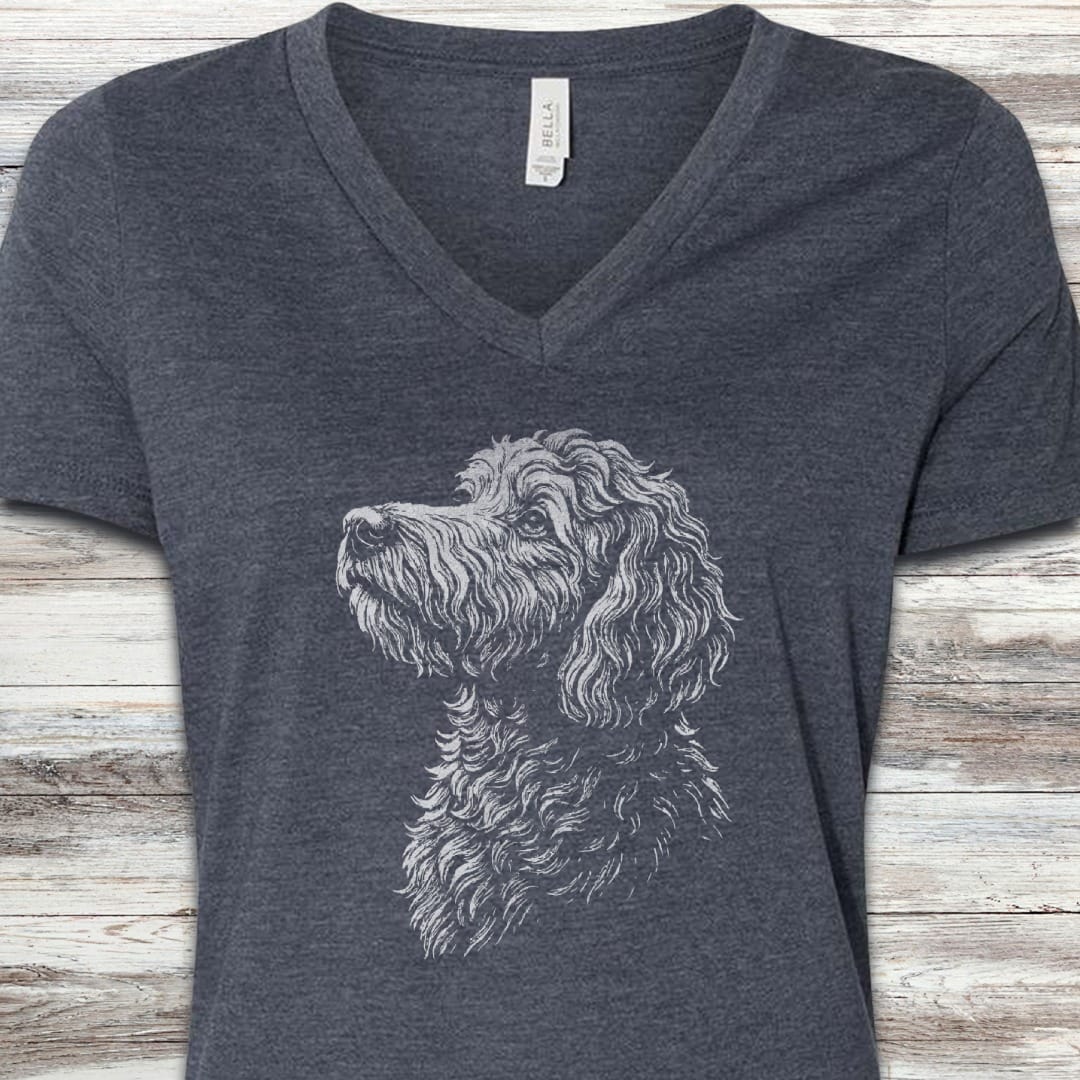 Doodle Loyalty V-Neck Tee