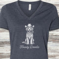 Doodle Howdy Doodle V-Neck Tee