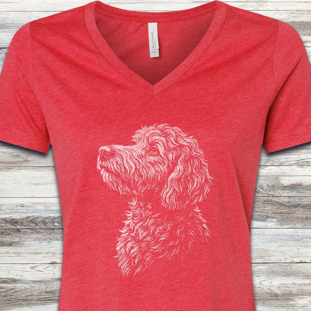 Doodle Loyalty V-Neck Tee