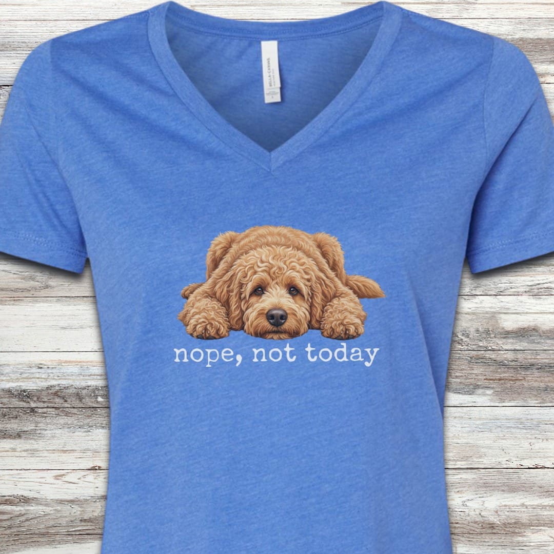 Goldendoodle Nope V-Neck