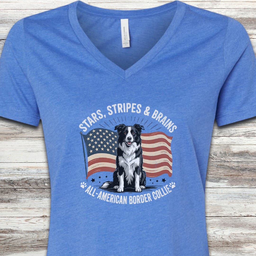 Border Collie All American V-Neck