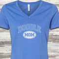 Doodle University Mom V-Neck Tee