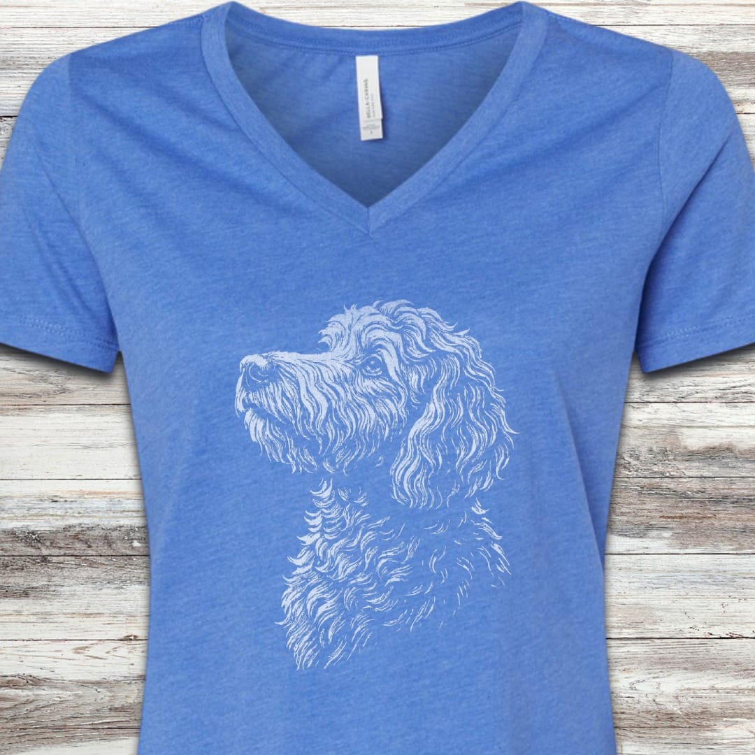 Doodle Loyalty V-Neck Tee