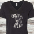 Greyhound Loyalty V-Neck Tee - Black Heather