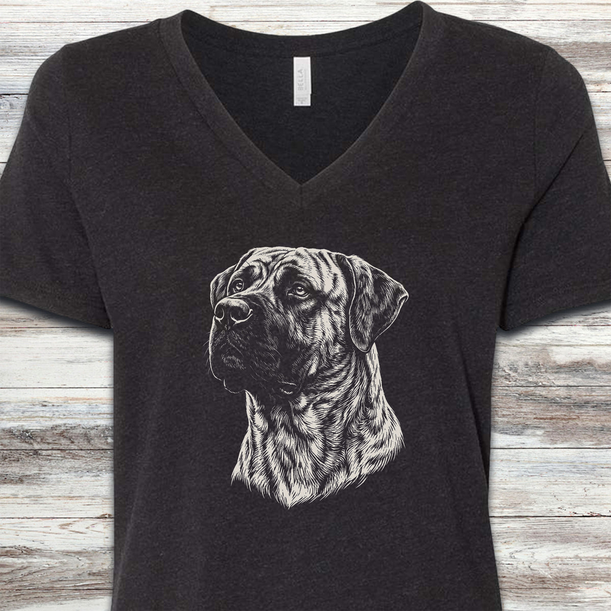 Presa Canario Loyalty V-Neck Tee - Black Heather