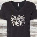 Irish Setter Groovy Mom V-Neck Tee - Black Heather