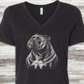 American Bully Loyalty V-Neck Tee - Black Heather