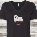 Irish Setter Boo V-Neck Tee - Black Heather