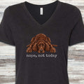 Irish Setter Nope V-Neck Tee - Black Heather