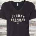 German Shepherd Athletic Dept V-Neck Tee - Black Heather