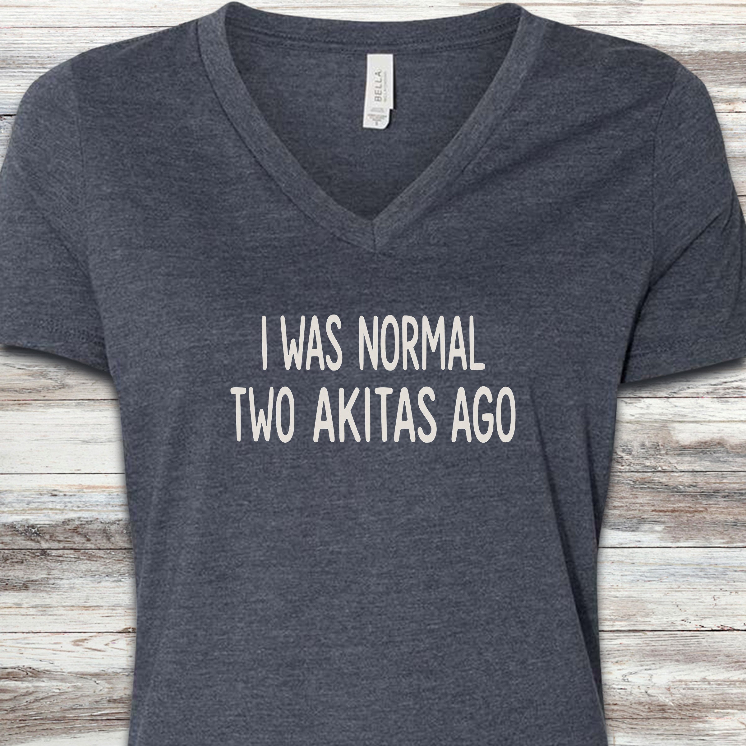 Akita Normal V-Neck Tee - Heather Navy