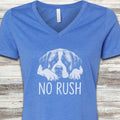 Saint Bernard No Rush V-Neck Tee - Heather True Royal