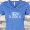 Coonhound Normal V-Neck Tee - Heather True Royal