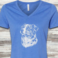 American Shepherd Loyalty V-Neck Tee - Heather True Royal