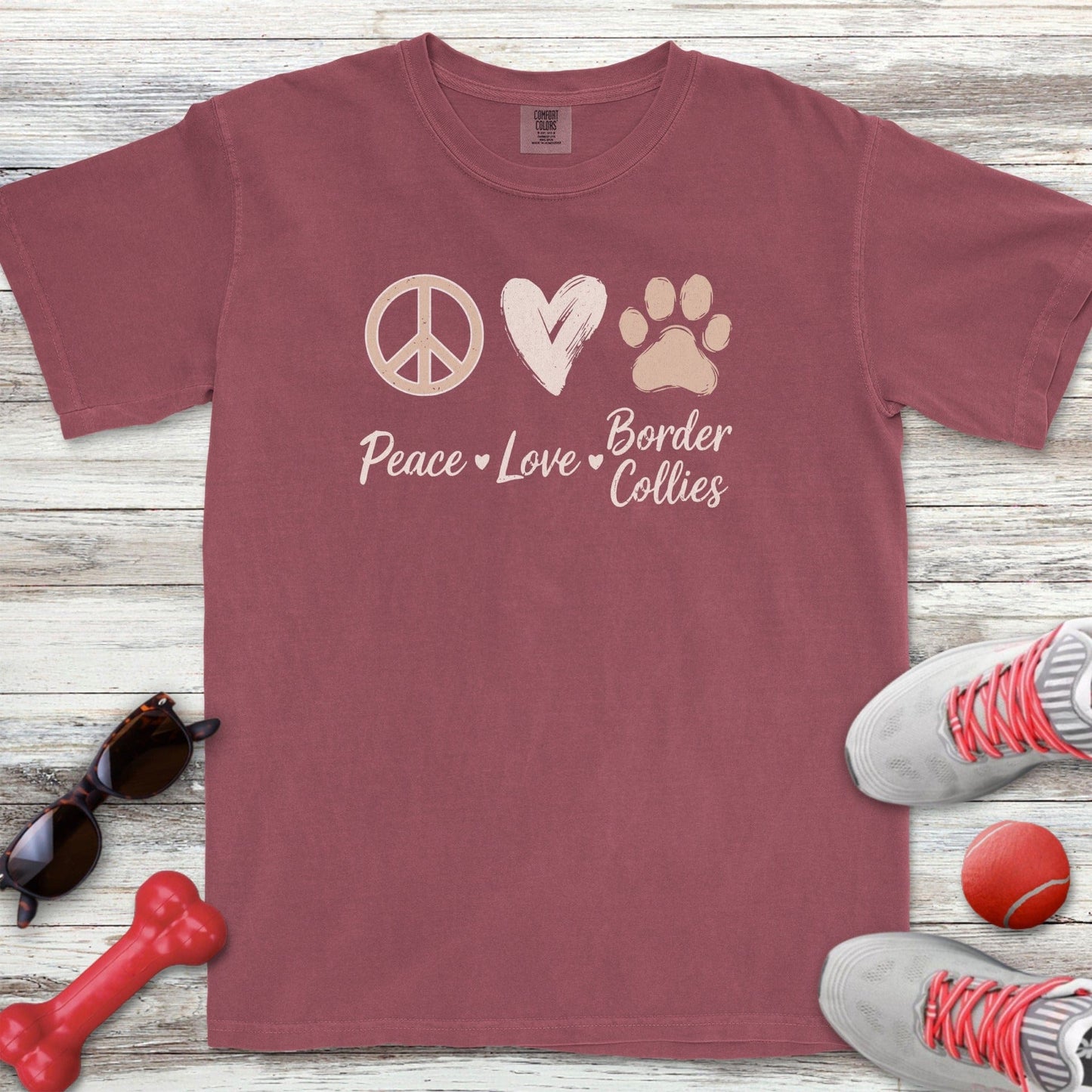 Border Collie Peace T-Shirt