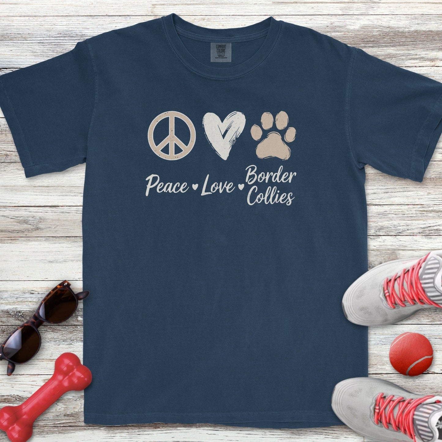 Border Collie Peace T-Shirt