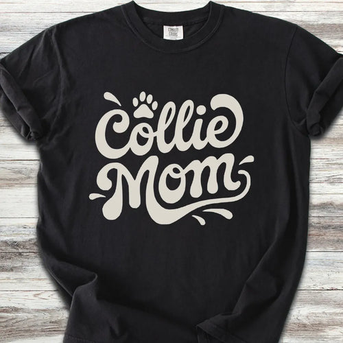 Collie Groovy Mom T-Shirt